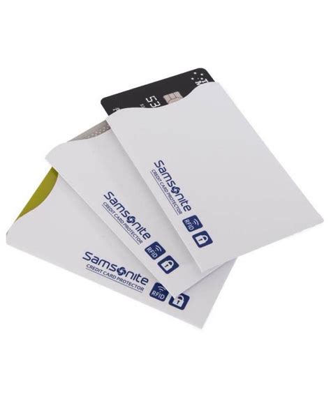 samsonite 3-pack credit card rfid sleeves|samsonite rfid sleeves.